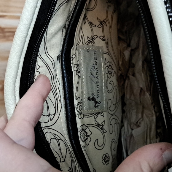 Black Montana West Crossbody Purse Western style purse - Picture 6 of 7